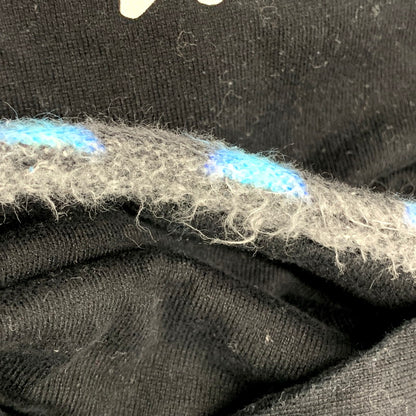 【現状渡し品】【メンズ】 GLANCE TOKYO PARODY HOODED SWEATSHIRT グランス トーキョー パーカー スウェット プリント トップス 142-241222-ay-18-izu サイズ：L カラー：ブラック 万代Net店