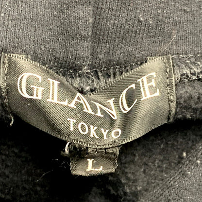 【現状渡し品】【メンズ】 GLANCE TOKYO PARODY HOODED SWEATSHIRT グランス トーキョー パーカー スウェット プリント トップス 142-241222-ay-18-izu サイズ：L カラー：ブラック 万代Net店