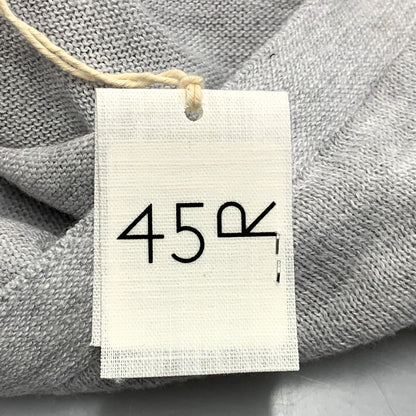 【中古品】【レディース】 45R フォーティファイブ・アール 51080083 ホール超ガーゼの908タートル 長袖 トップス 168-241217-as-15-izu サイズ：02 カラー：グレー 万代Net店