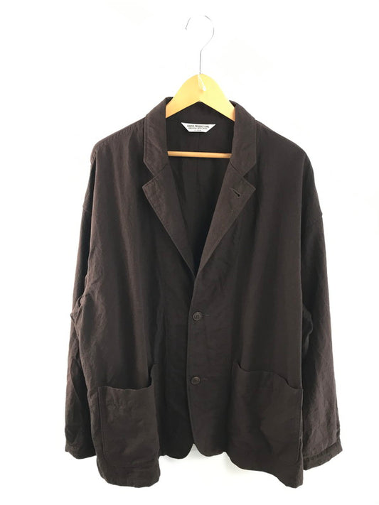 【中古品】【メンズ】 WOOL GABARDINE 2B LAPEL JACKET ウールギャバジン 2Bラペルジャケット ライトアウター 142-251113-rt-10-tag サイズ：XL カラー：ブラウン 万代Net店