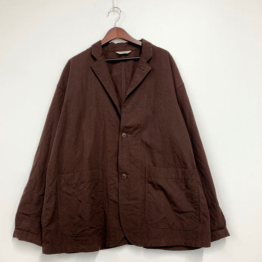 【中古品】【メンズ】  COOTIE PRODUCTIONS クーティープロダクションズ WOOL GABARDINE 2B LAPEL JACKET ウール ギャバジン 2B ラペルジャケット アウター 142-241217-as-06-izu サイズ：XL カラー：ブラウン 万代Net店