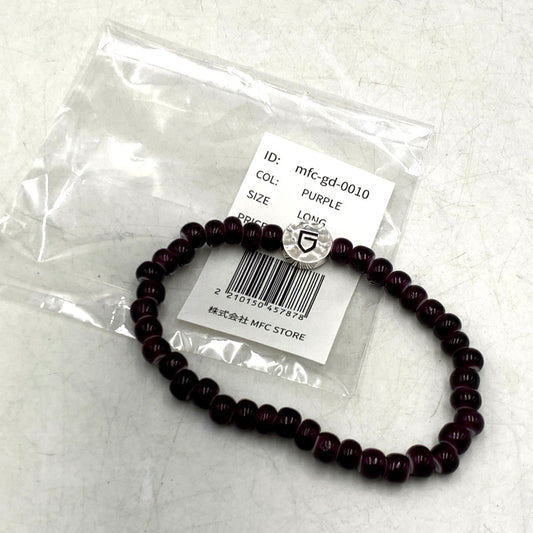 【中古品】【メンズ/レディース】  MFC STORE エムエフシーストアー × GARNI ガルニ BEADS ANKLET NO.1 mfc-gd-0010 ブレスレット アクセサリー 193-241220-ay-17-izu カラー：PURPLE 万代Net店