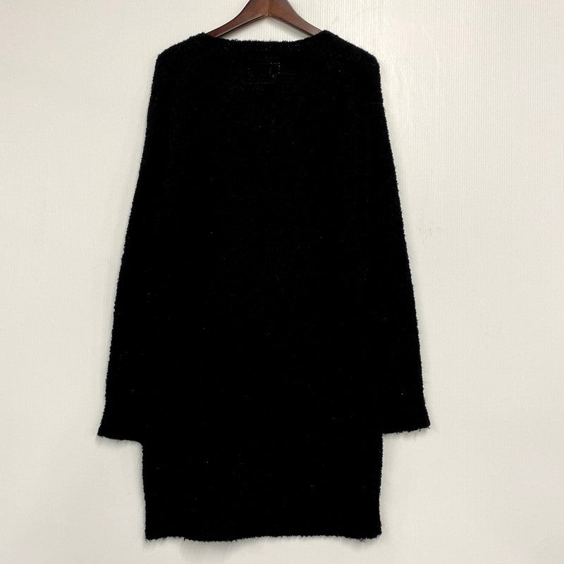 【中古品】【メンズ】 COMME des GARCONS HOMME コムデギャルソンオム 90S WOOL LONG CARDIGAN IN-040060 AD1996 ウール ロングカーディガン 140-241218-as-30-izu サイズ：下記参照 カラー：ブラック 万代Net店