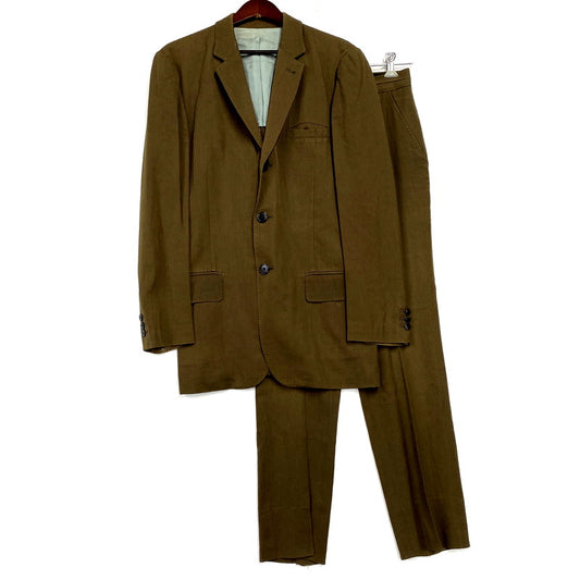 【現状渡し品】【メンズ】 JEAN PAUL GAULTIER HOMME ジャンポールゴルチエオム 90S SUIT SET UP スーツ セットアップ 141-241218-as-23-izu サイズ：48 カラー：ブラウン 万代Net店