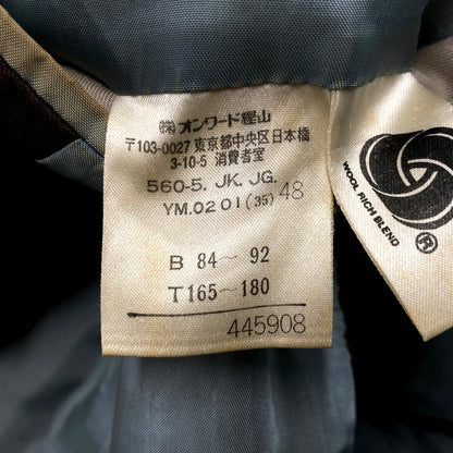 【現状渡し品】【メンズ】 JEAN PAUL GAULTIER HOMME ジャンポールゴルチエオム 90S SUIT SET UP スーツ セットアップ 141-241218-as-23-izu サイズ：48 カラー：ブラウン 万代Net店