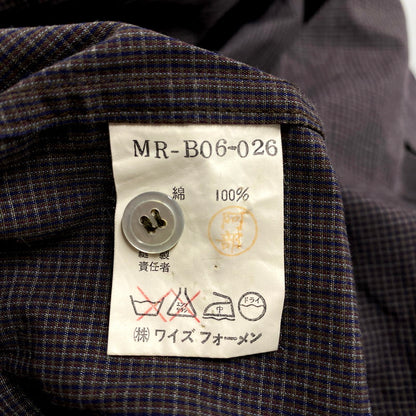 【中古品】【メンズ】 Y’s for men ワイズフォーメン 90S ZIP UP LONG SHIRT JACKET MR-B06-026 ジップアップ ロングシャツジャケット アウター 140-241218-as-19-izu サイズ：下記参照 カラー：ブラウン系 万代Net店