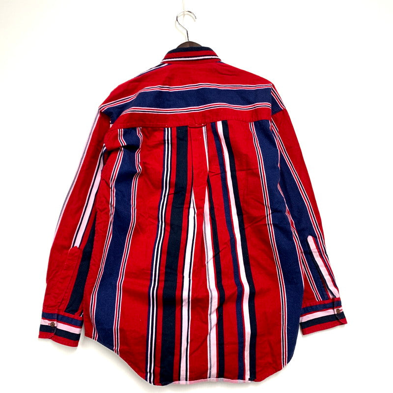 【中古品】【メンズ】 CHAPS RALPH LAUREN LS BD COTTON STRIPE SHIRT チャップス ラルフローレン ストライプシャツ 長袖 トップス 146-241222-ay-16-izu サイズ：M カラー：マルチ 万代Net店