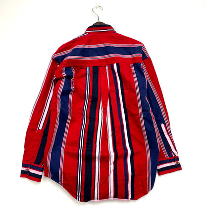 【中古品】【メンズ】 CHAPS RALPH LAUREN LS BD COTTON STRIPE SHIRT チャップス ラルフローレン ストライプシャツ 長袖 トップス 146-241222-ay-16-izu サイズ：M カラー：マルチ 万代Net店