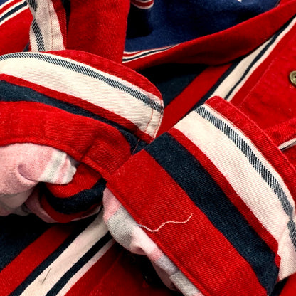 【中古品】【メンズ】 CHAPS RALPH LAUREN LS BD COTTON STRIPE SHIRT チャップス ラルフローレン ストライプシャツ 長袖 トップス 146-241222-ay-16-izu サイズ：M カラー：マルチ 万代Net店