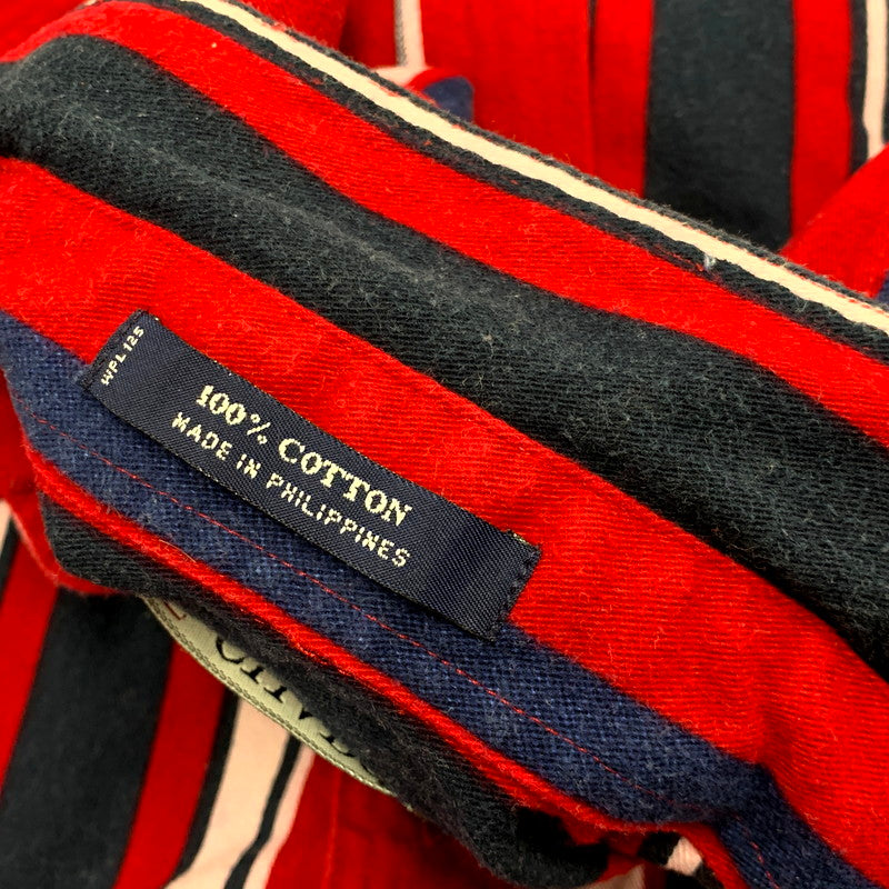 【中古品】【メンズ】 CHAPS RALPH LAUREN LS BD COTTON STRIPE SHIRT チャップス ラルフローレン ストライプシャツ 長袖 トップス 146-241222-ay-16-izu サイズ：M カラー：マルチ 万代Net店