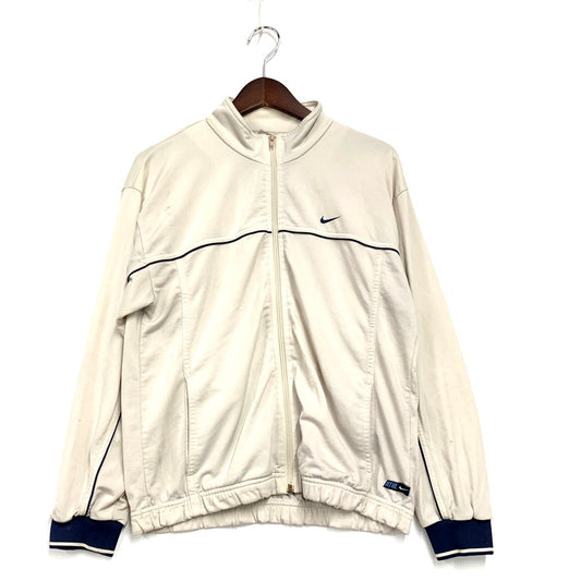 【中古品】【メンズ】 NIKE ナイキ 00S TRACK JACKET トラックジャケット ジャージ ライトアウター 146-241222-ay-17-izu サイズ：L カラー：ベージュ系 万代Net店