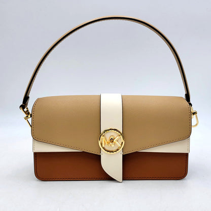 【中古美品】【レディース】 Michael Kors マイケルコース 2WAY BAG GREENWICH 30S2GGRL2L バッグ カバン 鞄 188-241218-as-15-izu カラー：ブラウン 万代Net店