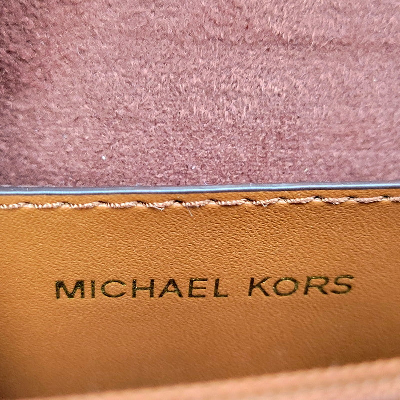 【中古美品】【レディース】 Michael Kors マイケルコース 2WAY BAG GREENWICH 30S2GGRL2L バッグ カバン 鞄 188-241218-as-15-izu カラー：ブラウン 万代Net店