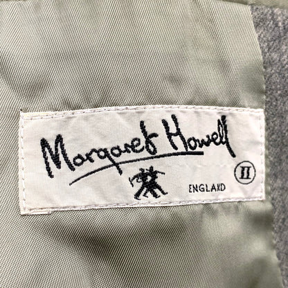 【中古品】【レディース】 MARGARET HOWELL マーガレットハウエル 90S WOOL TAILORED JACKET ウールテーラードジャケット アウター 168-241222-ay-20-izu サイズ：2 カラー：グリーン系 万代Net店