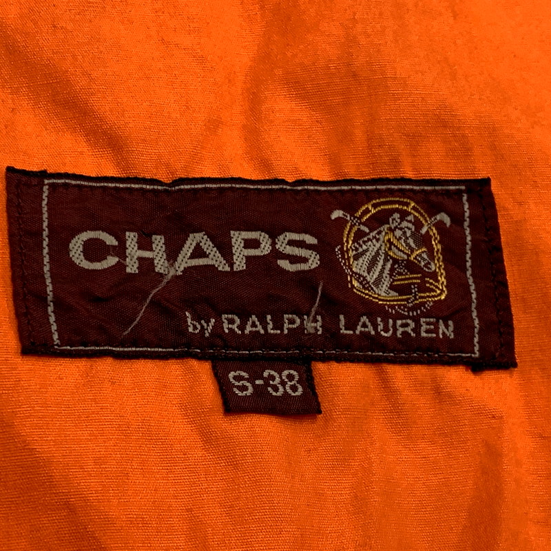 【中古品】【メンズ】 CHAPS RALPH LAUREN チャップス ラルフローレン 70-80S SWINGTOP JACKET スウィングトップジャケット 初期タグ アウター 146-241219-as-18-izu サイズ：S-38 カラー：オレンジ 万代Net店