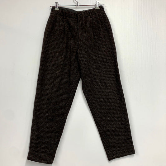 【中古品】【メンズ】 COMME des GARCONS HOMME コムデギャルソンオム 90S 2-TUCK WOOL TROUSERS HP-05031M AD1990 2タック ウールトラウザーズ パンツ ボトムス 151-241219-as-19-izu サイズ：M カラー：ブラウン系 万代Net店