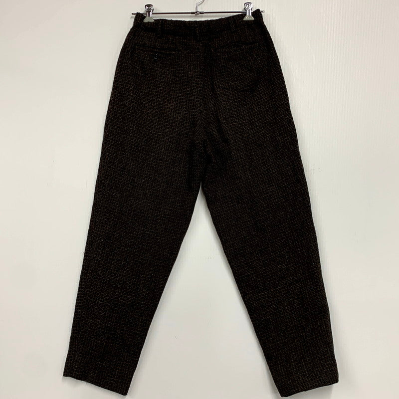 【中古品】【メンズ】 COMME des GARCONS HOMME コムデギャルソンオム 90S 2-TUCK WOOL TROUSERS HP-05031M AD1990 2タック ウールトラウザーズ パンツ ボトムス 151-241219-as-19-izu サイズ：M カラー：ブラウン系 万代Net店