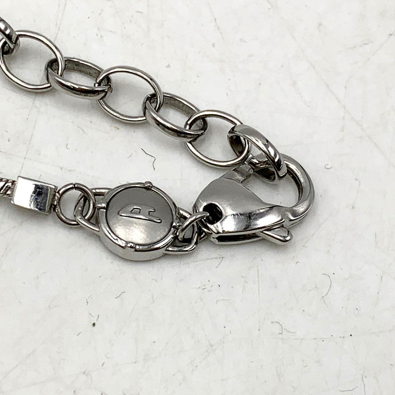 【中古品】【メンズ/レディース】 DIESEL ディーゼル TWO TONE STAINLESS STEEL PENDANT NECKLACE ツートーン ステンレス スチール ペンダント ネックレス アクセサリー 192-241219-as-22-izu カラー：シルバー 万代Net店