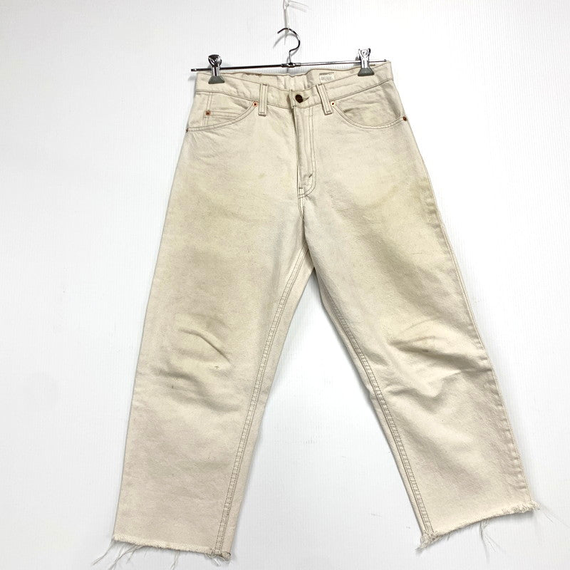 【現状渡し品】【メンズ】 Levi's リーバイス 90S 550 WHITE DENIM PANTS 40550-0252 ホワイトデニムパンツ 刻印575 オレンジタブ 95年4月製造 ジーンズ ズボン ボトムス 157-241222-ay-09-izu サイズ：31×32 カラー：ホワイト 万代Net店