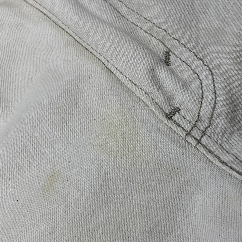 【現状渡し品】【メンズ】 Levi's リーバイス 90S 550 WHITE DENIM PANTS 40550-0252 ホワイトデニムパンツ 刻印575 オレンジタブ 95年4月製造 ジーンズ ズボン ボトムス 157-241222-ay-09-izu サイズ：31×32 カラー：ホワイト 万代Net店