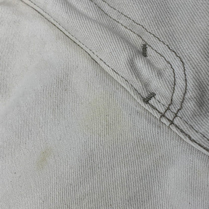 【現状渡し品】【メンズ】 Levi's リーバイス 90S 550 WHITE DENIM PANTS 40550-0252 ホワイトデニムパンツ 刻印575 オレンジタブ 95年4月製造 ジーンズ ズボン ボトムス 157-241222-ay-09-izu サイズ：31×32 カラー：ホワイト 万代Net店