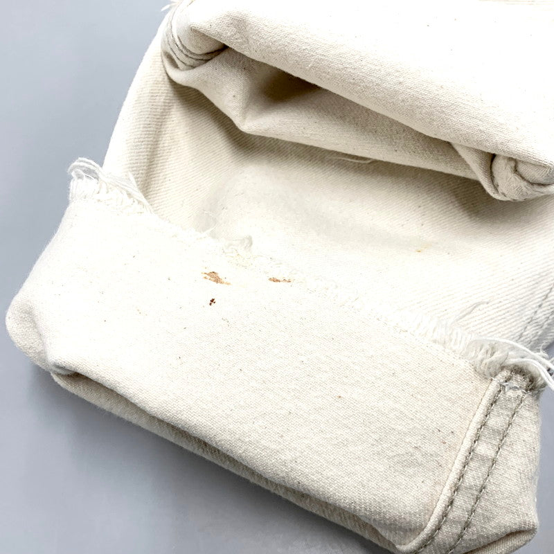 【現状渡し品】【メンズ】 Levi's リーバイス 90S 550 WHITE DENIM PANTS 40550-0252 ホワイトデニムパンツ 刻印575 オレンジタブ 95年4月製造 ジーンズ ズボン ボトムス 157-241222-ay-09-izu サイズ：31×32 カラー：ホワイト 万代Net店