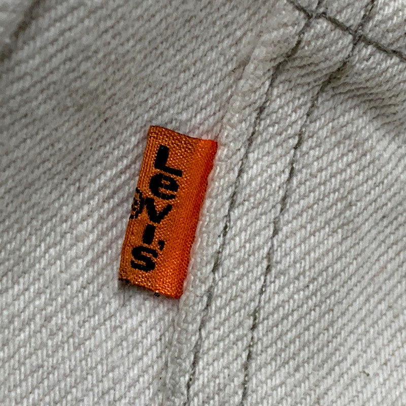 【現状渡し品】【メンズ】 Levi's リーバイス 90S 550 WHITE DENIM PANTS 40550-0252 ホワイトデニムパンツ 刻印575 オレンジタブ 95年4月製造 ジーンズ ズボン ボトムス 157-241222-ay-09-izu サイズ：31×32 カラー：ホワイト 万代Net店