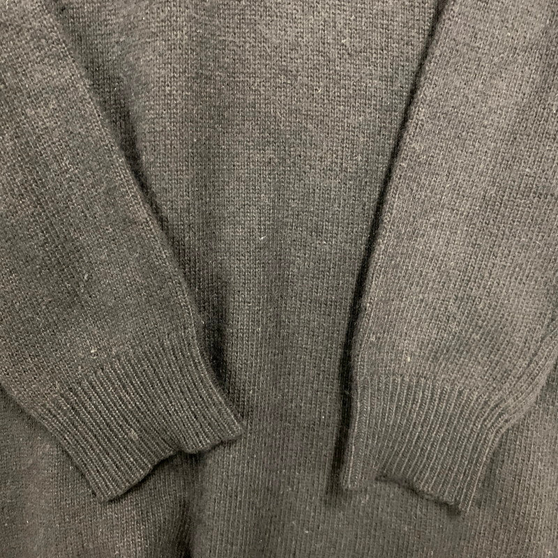 【中古品】【レディース】 RALPH LAUREN ラルフローレン 90S LS KNIT ONEPIECE ロングニット ロゴ 刺繍 ワンピース 170-241222-ay-13-izu サイズ：M カラー：ブラック 万代Net店