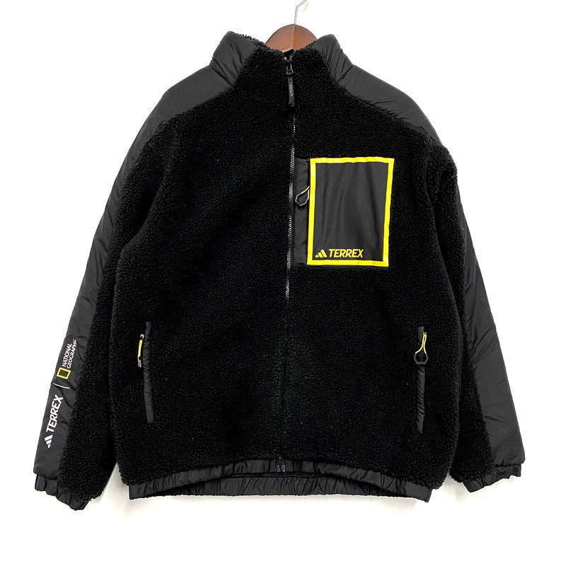 【中古品】【メンズ】  ADIDAS NATIONAL GEOGRAPHIC アディダス ナショナルジオグラフィック IL8982 TERREX NAT.GEO テレックス ナショジオ アウター ジャケット 長袖 148-241223-ma-09-izu サイズ：2XL カラー：黒 万代Net店