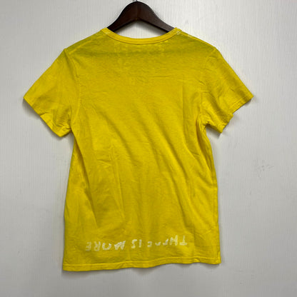 【中古品】【メンズ】  MAISON MARGIELA メゾンマルジェラ 01282 SS AIDS TEE ここのえタグ ショートスリーブエイズT トップス 半袖 141-241223-ma-06-izu サイズ：S カラー：黄 万代Net店