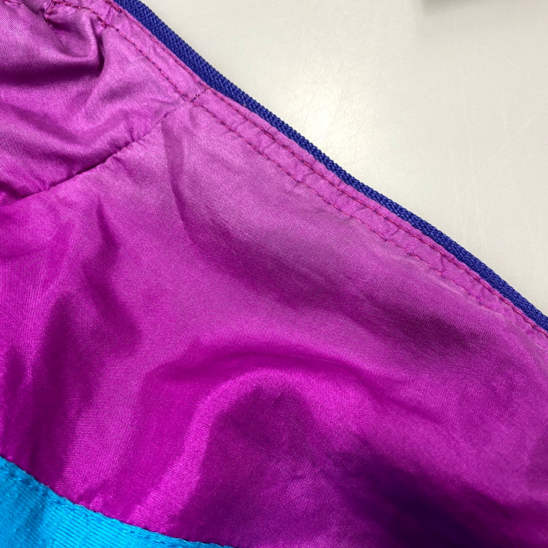 【中古品】【メンズ】 NIKE ナイキ 90S NYLON JACKET 90年代 銀タグ ナイロンジャケット アウター 長袖 146-241223-ma-07-izu サイズ：L カラー：紫系マルチ 万代Net店