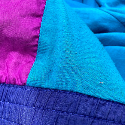 【中古品】【メンズ】 NIKE ナイキ 90S NYLON JACKET 90年代 銀タグ ナイロンジャケット アウター 長袖 146-241223-ma-07-izu サイズ：L カラー：紫系マルチ 万代Net店