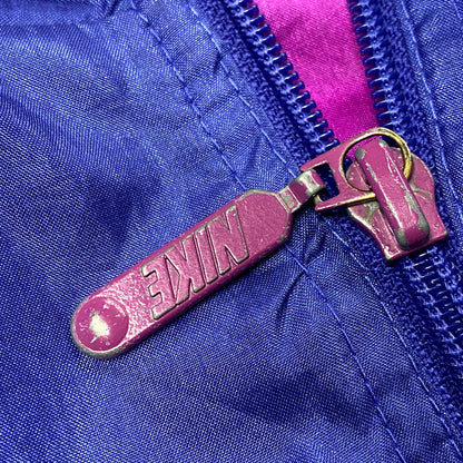 【中古品】【メンズ】 NIKE ナイキ 90S NYLON JACKET 90年代 銀タグ ナイロンジャケット アウター 長袖 146-241223-ma-07-izu サイズ：L カラー：紫系マルチ 万代Net店