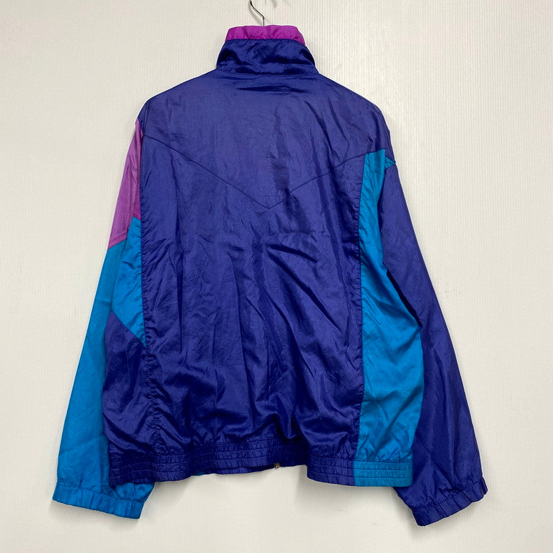 【中古品】【メンズ】 NIKE ナイキ 90S NYLON JACKET 90年代 銀タグ ナイロンジャケット アウター 長袖 146-241223-ma-07-izu サイズ：L カラー：紫系マルチ 万代Net店