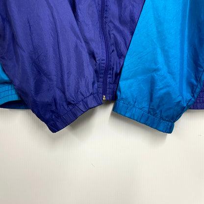 【中古品】【メンズ】 NIKE ナイキ 90S NYLON JACKET 90年代 銀タグ ナイロンジャケット アウター 長袖 146-241223-ma-07-izu サイズ：L カラー：紫系マルチ 万代Net店