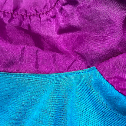 【中古品】【メンズ】 NIKE ナイキ 90S NYLON JACKET 90年代 銀タグ ナイロンジャケット アウター 長袖 146-241223-ma-07-izu サイズ：L カラー：紫系マルチ 万代Net店