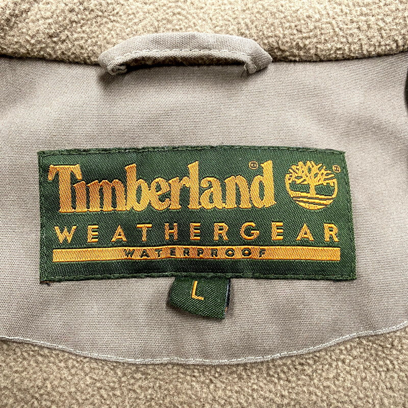 【現状渡し品】【メンズ】 Timberland ティンバーランド WEATHERGEAR ウェザーギア 90S HOODED JACKET フーデッド ジャケット アウター 146-250307-as-29-izu サイズ：L カラー：グリーン系 万代Net店