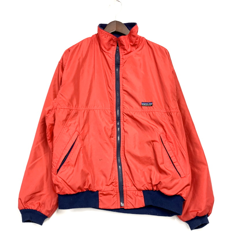 【中古品】【メンズ】 patagonia パタゴニア 80S SHELLED CAPILENE JACKET 42111 USA製 シェルド キャプリーン ジャケット アウター 144-241221-as-30-izu サイズ：L カラー：レッド 万代Net店