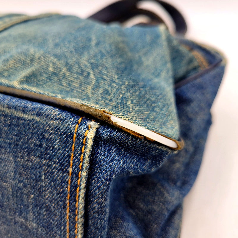 【現状渡し品】【レディース】 HYSTERIC GLAMOUR ヒステリックグラマー DENIM HAND BAG 3QB-3560 デニム ハンドバッグ カバン 鞄 188-241221-as-13-izu カラー：インディゴ系 万代Net店