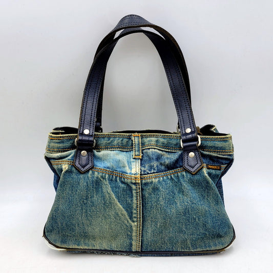 【現状渡し品】【レディース】 HYSTERIC GLAMOUR ヒステリックグラマー DENIM HAND BAG 3QB-3560 デニム ハンドバッグ カバン 鞄 188-241221-as-13-izu カラー：インディゴ系 万代Net店