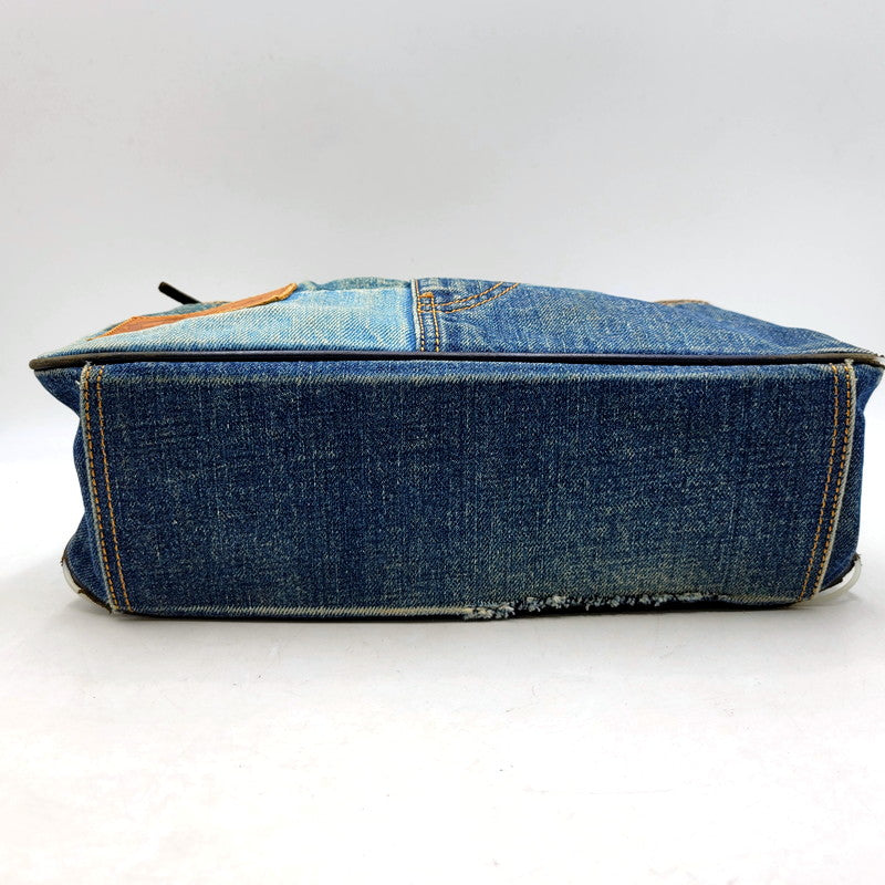 【現状渡し品】【レディース】 HYSTERIC GLAMOUR ヒステリックグラマー DENIM HAND BAG 3QB-3560 デニム ハンドバッグ カバン 鞄 188-241221-as-13-izu カラー：インディゴ系 万代Net店