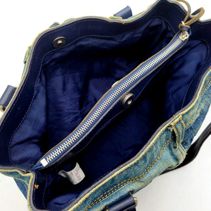 【現状渡し品】【レディース】 HYSTERIC GLAMOUR ヒステリックグラマー DENIM HAND BAG 3QB-3560 デニム ハンドバッグ カバン 鞄 188-241221-as-13-izu カラー：インディゴ系 万代Net店