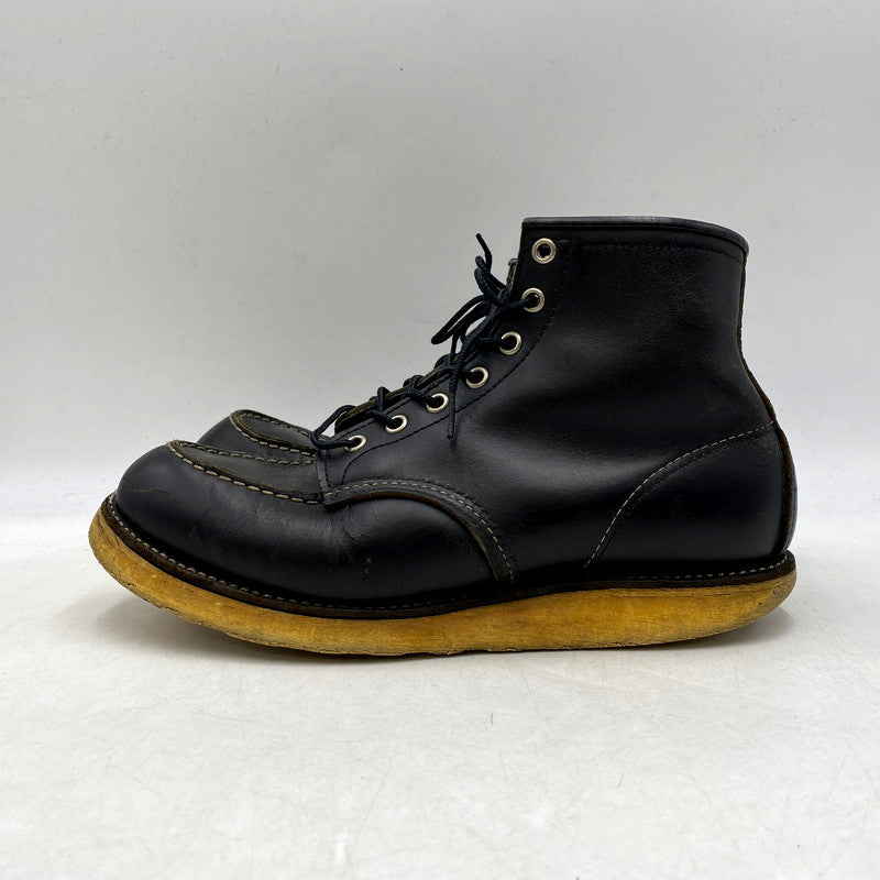 【現状渡し品】【メンズ】 RED WING レッドウィング CLASSIC MOC TOE IRISH SETTER BOOTS 8179 クラシック モックトゥ アイリッシュセッター ブーツ 刺繍羽根タグ シューズ 靴 164-241222-ay-06-izu サイズ：10 カラー：ブラック 万代Net店