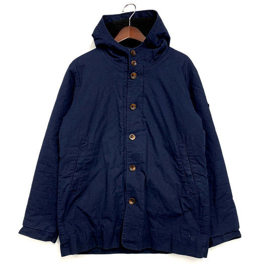 【中古品】【メンズ】 ARVOR MAREE アルボーマレー BOA LINER HOODED JACKET ボアライナーフーデッドジャケット アウター 長袖 141-241223-ma-18-izu サイズ：2 カラー：紺 万代Net店