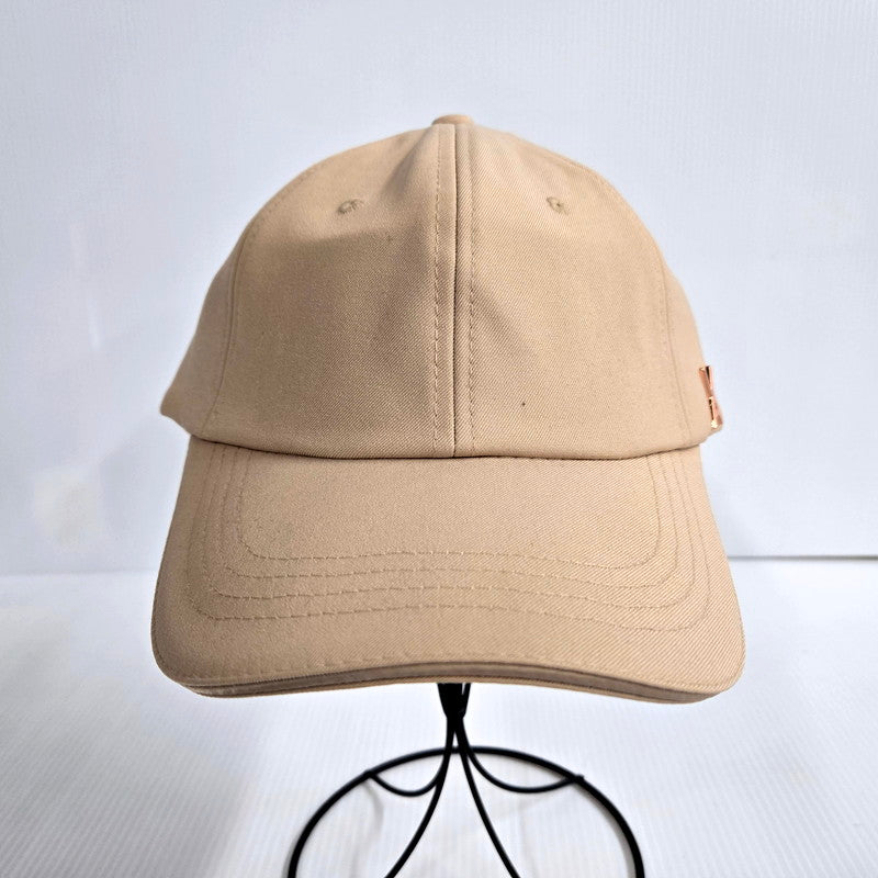 【中古美品】【メンズ/レディース】  VARZAR ROSE GOLD STUD OVER FIT BALL CAP バザール ローズゴールド スタッズ オーバーフィット ベースボール キャップ 帽子 服飾雑貨 185-241222-ay-26-izu サイズ：F カラー：ベージュ 万代Net店