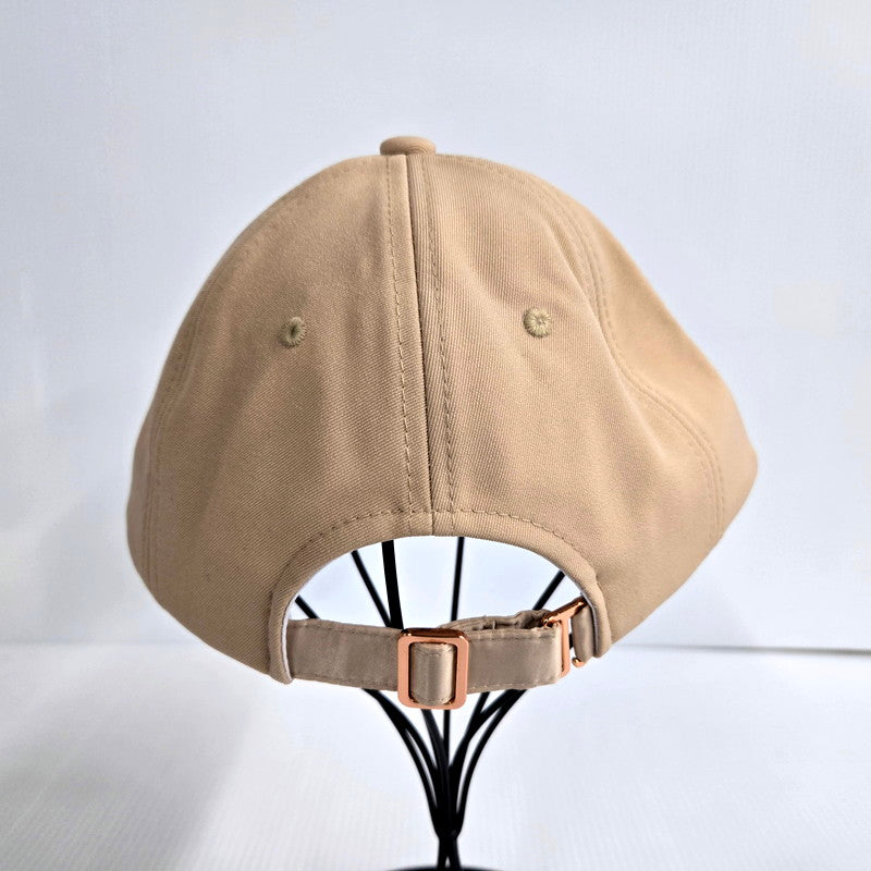 【中古美品】【メンズ/レディース】  VARZAR ROSE GOLD STUD OVER FIT BALL CAP バザール ローズゴールド スタッズ オーバーフィット ベースボール キャップ 帽子 服飾雑貨 185-241222-ay-26-izu サイズ：F カラー：ベージュ 万代Net店