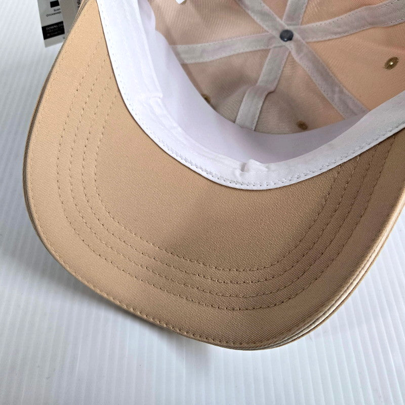 【中古美品】【メンズ/レディース】  VARZAR ROSE GOLD STUD OVER FIT BALL CAP バザール ローズゴールド スタッズ オーバーフィット ベースボール キャップ 帽子 服飾雑貨 185-241222-ay-26-izu サイズ：F カラー：ベージュ 万代Net店