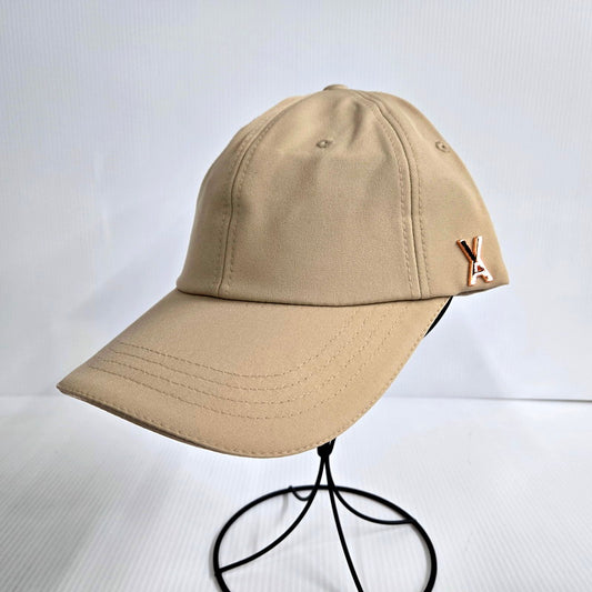 【中古美品】【メンズ/レディース】  VARZAR ROSE GOLD STUD OVER FIT BALL CAP バザール ローズゴールド スタッズ オーバーフィット ベースボール キャップ 帽子 服飾雑貨 185-241222-ay-24-izu サイズ：F カラー：ベージュ 万代Net店