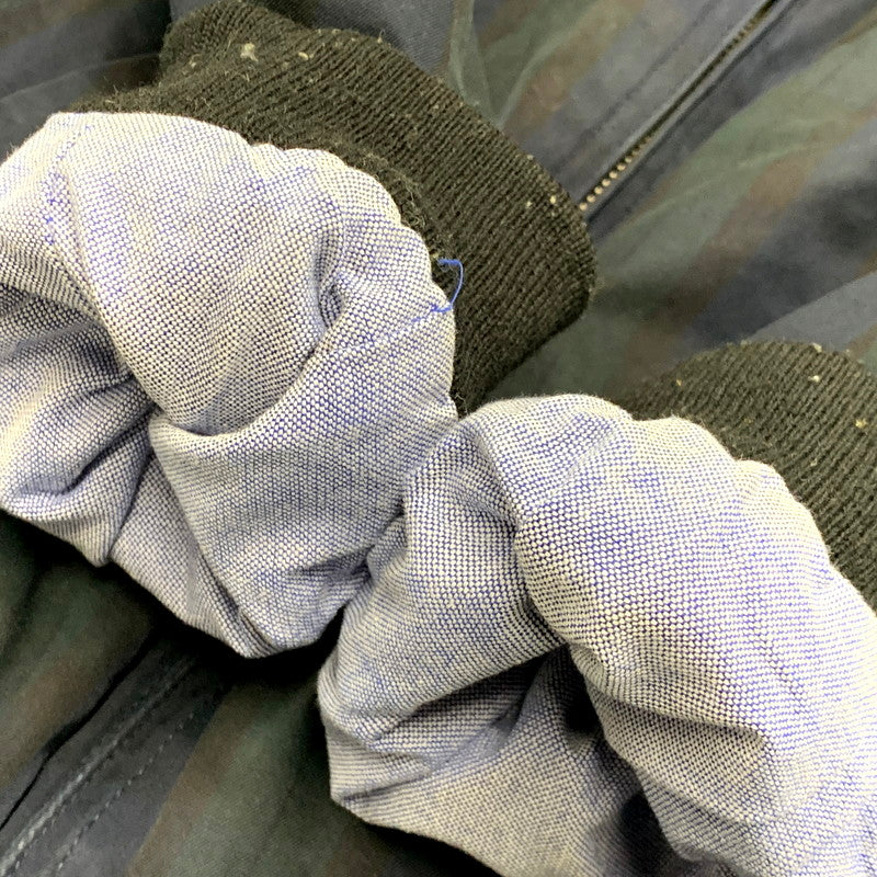 【中古品】【メンズ】 Brooks Brothers ブルックスブラザーズ 55501-02 CHECK ZIP BLOUSON チェックジップブルゾン アウター 長袖 147-241223-ma-39-izu サイズ：S カラー：グリーン/ネイビー 万代Net店