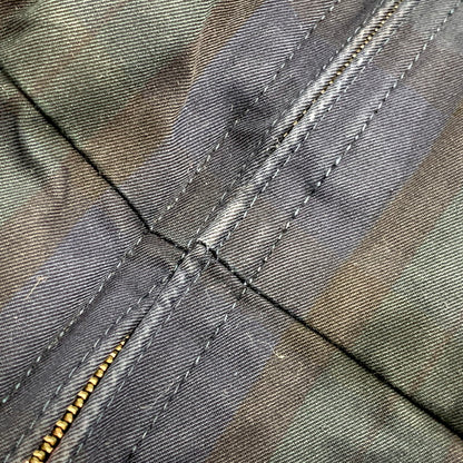 【中古品】【メンズ】 Brooks Brothers ブルックスブラザーズ 55501-02 CHECK ZIP BLOUSON チェックジップブルゾン アウター 長袖 147-241223-ma-39-izu サイズ：S カラー：グリーン/ネイビー 万代Net店